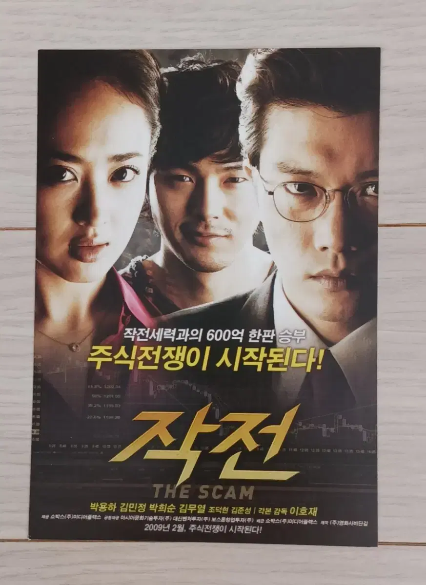 박용하 김민정 김무열 박희순 작전(2009년)엽서